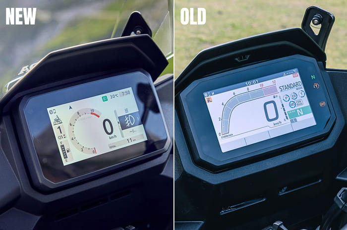Honda Transalp 750 old vs new: small changes and same price